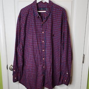Ralph Lauren Long Sleeve Button Down Plaid Shirt, Men's Size 3XB